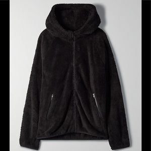 TNA Fuzzy Zip Up Sweater